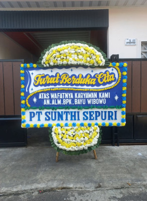 Papan Bunga Duka di Rahandouna