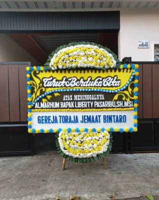 Papan Bunga Duka di Rahandouna